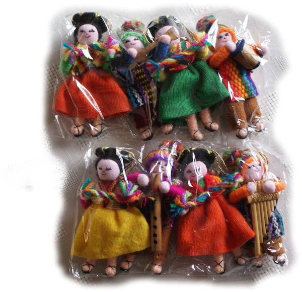 Woven Dolls Packs of 4